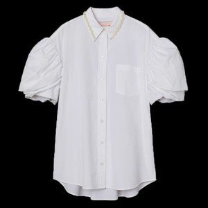 Simone Rocha x H&M oversize cotton shirt Small